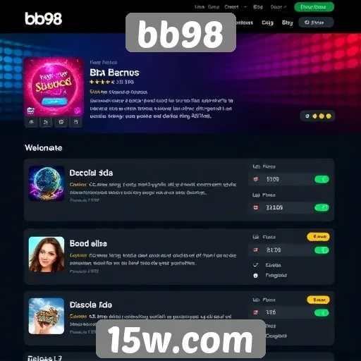 Análise da interface do usuário do site bb98